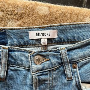 REDONE Highrise Stovepipe Jeans